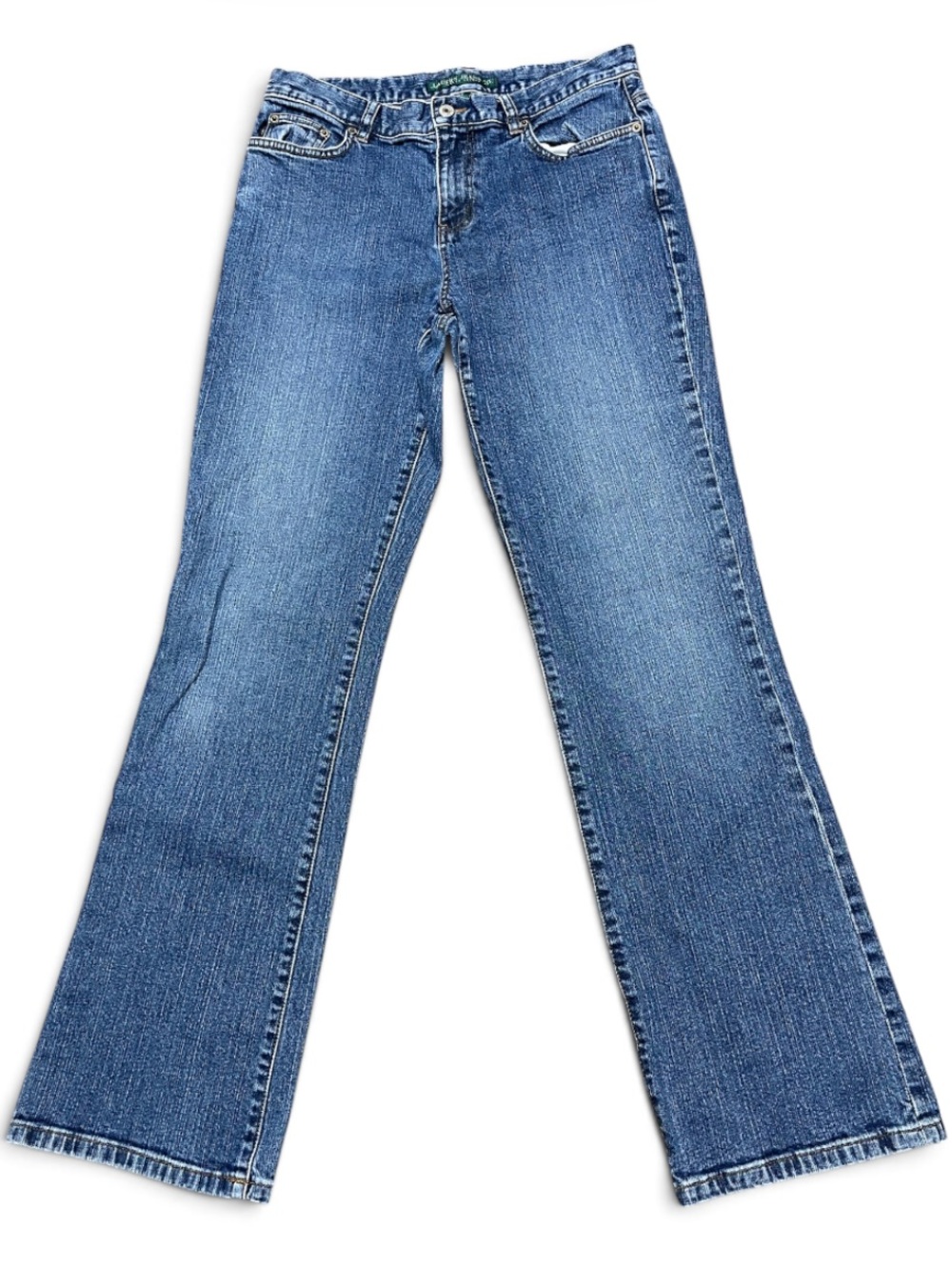 Lauren Ralph Lauren Mid-Blue Flare Jeans